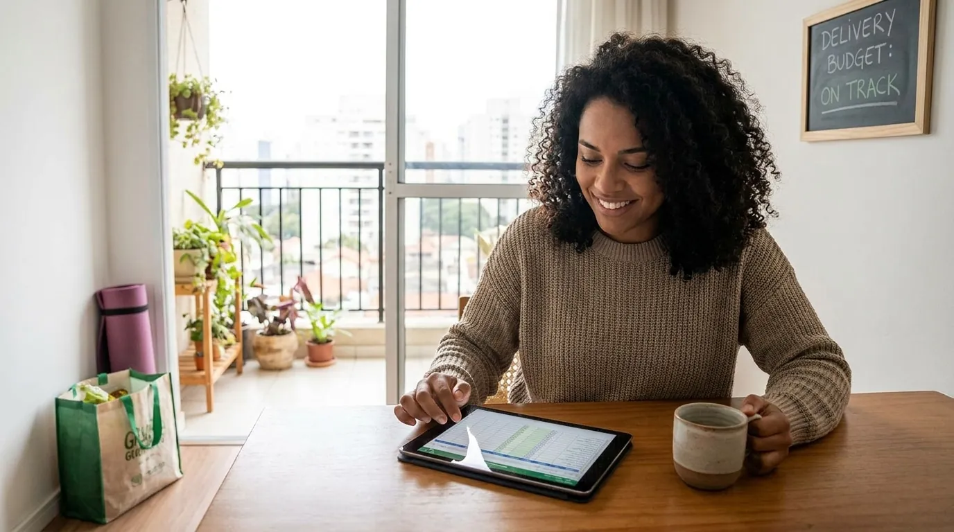 como controlar gastos com delivery